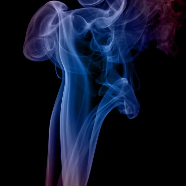 Abstraites courbes de fumée de fond et vague — Photo