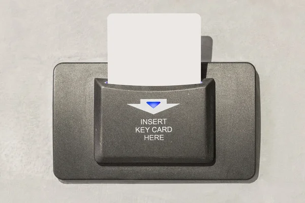 Key-card switch — Stockfoto