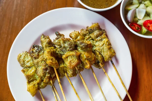 Thai pork satay — Stock Photo, Image