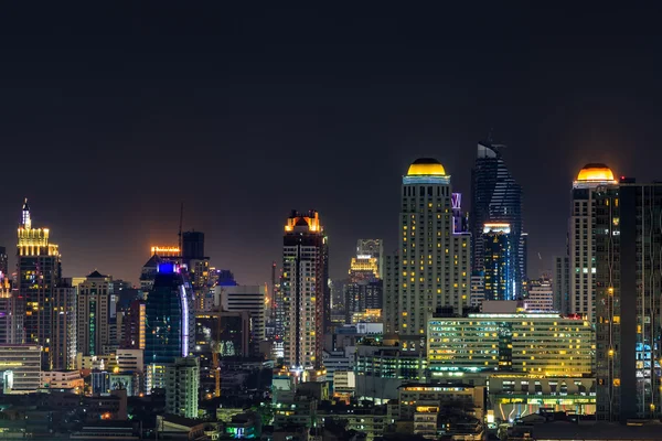 Bangkok Skyline bei Nacht — Stockfoto