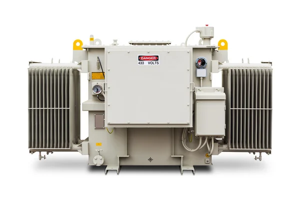 1500 kva n2 gasgedichteter Kühlerlamellen-Transformator — Stockfoto