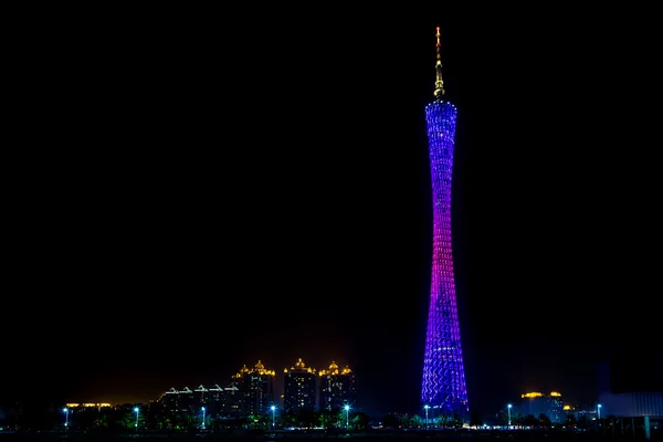 TV tower at night — Stock Photo, Image