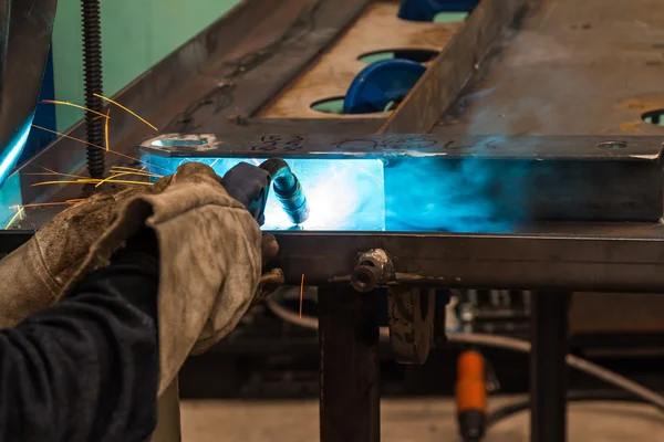 MIG welding — Stock Photo, Image