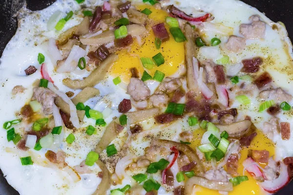 Omelette im vietnamesischen Stil — Stockfoto