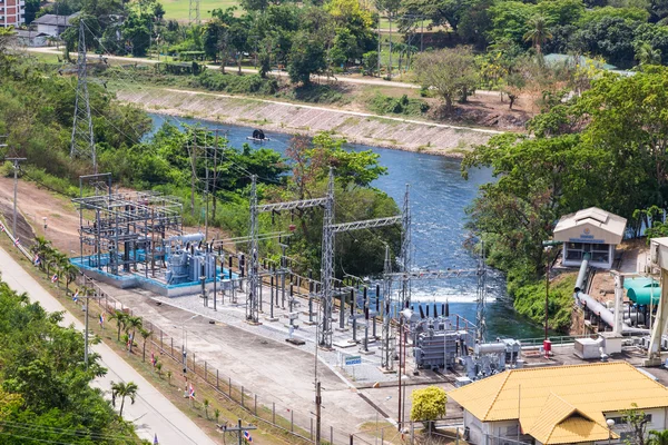Малая гидроэлектростанция — стоковое фото