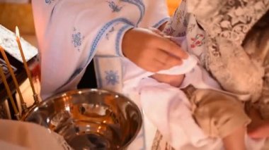 Kilisede Ayin Ayini Ayini Çocuk Bebek Ayini