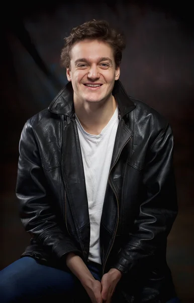 Young Man with Brown Hair.