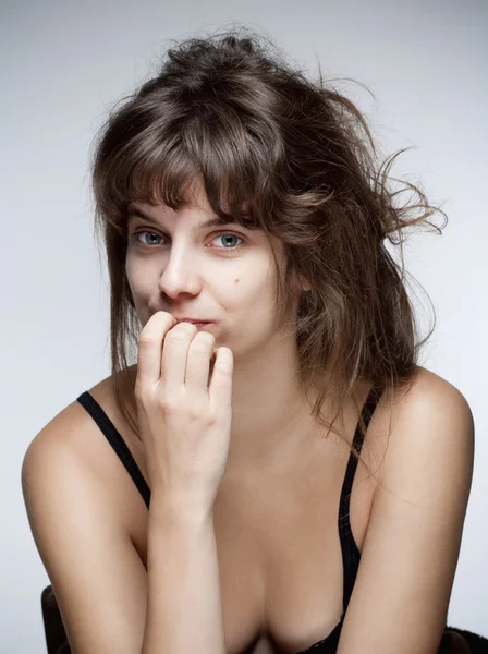 Portrait of a Young Sensual Woman — Stock Photo, Image