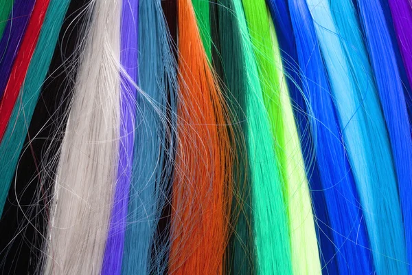 Τεχνητά μαλλιά που χρησιμοποιούνται για την παραγωγή περούκες Royalty Free Εικόνες Αρχείου
