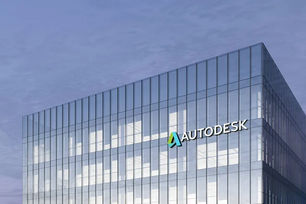 San Rafael Usa Února2021 Pouze Redakční Použití Cgi Logo Autodesk — Stock fotografie