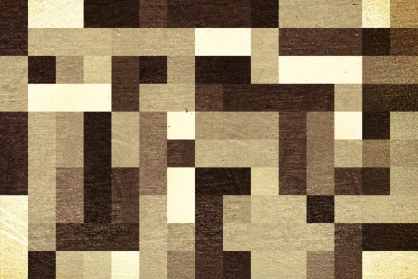 Fundo Pixel-like abstrato - tons de marrom — Fotografia de Stock