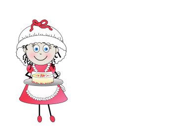 Pasta grafikle erkek Şef