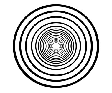 Inner Circle Siyah doğru giderek daireler