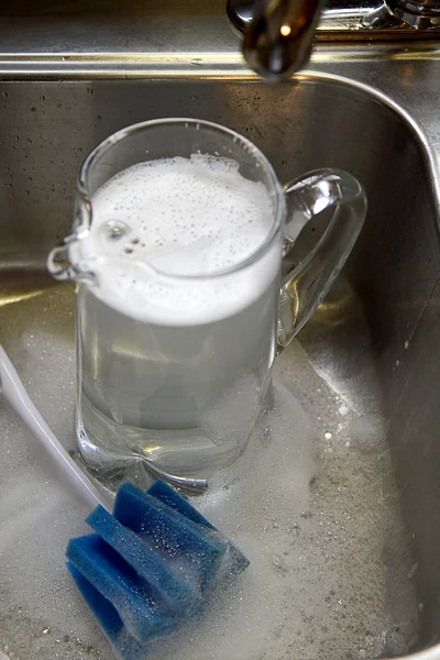 Καθαρισμού γυαλί υδρία — Φωτογραφία Αρχείου