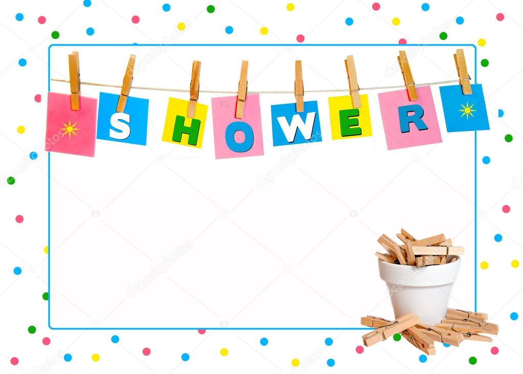 Baby Shower Clothespins / Blue Or Assorted Baby Shower Favors Baby