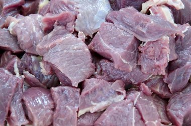 Ham sığır eti parçaları