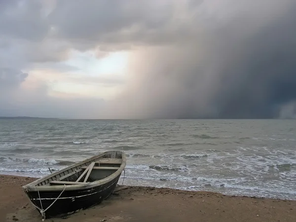 Lonely boat — Stock Photo, Image