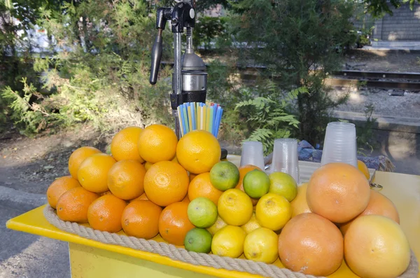 Färska citrusfrukter — Stockfoto