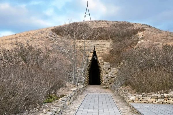 Königlicher Kurgan in Kertsch — Stockfoto