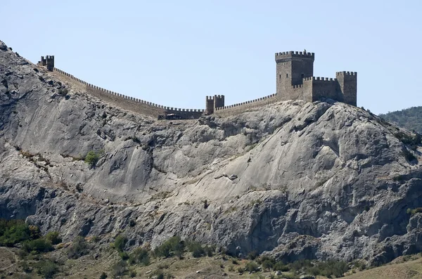 Fortaleza genovesa em Sudak — Fotografia de Stock