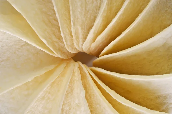 Potatischips bakgrund — Stockfoto