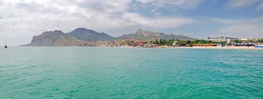 Sahil Koktebel yaz aylarında