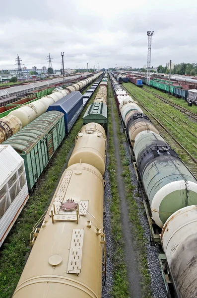 Dworca kolejowego transportu towarowego — Zdjęcie stockowe