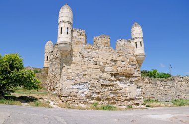 Old Turkish fortress Yeni-Kale clipart