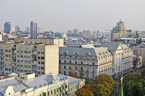 Panorama av Kiev från Sophia-katedralen — Stockfoto