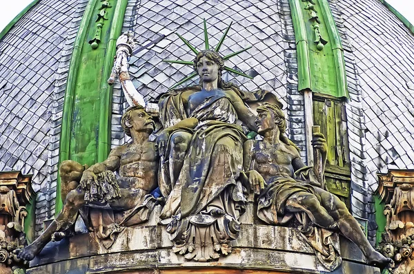Statue of Liberty in Lvov — Stock Photo, Image