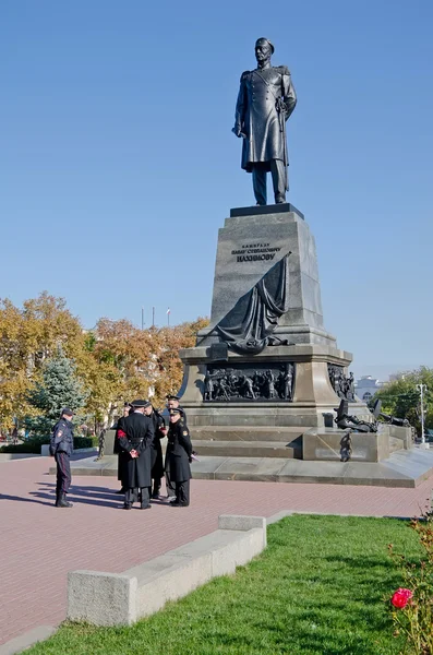 Patroli militer di Sevastopol — Stok Foto