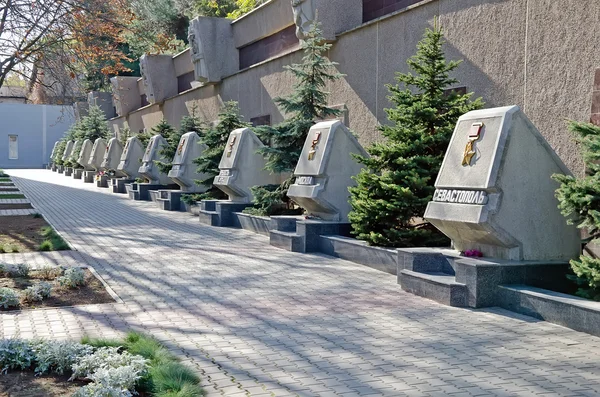 Memorial à defesa heróica de Sevastopol — Fotografia de Stock