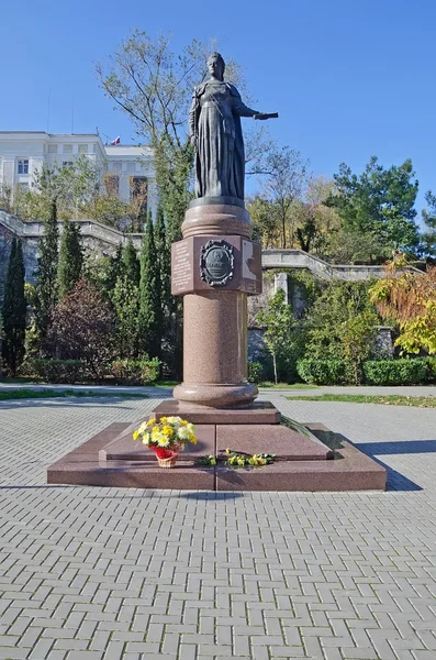 Monumento a Caterina la Grande — Foto Stock