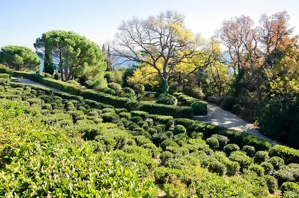 Park in Vorontsov Palace — Stock Photo, Image