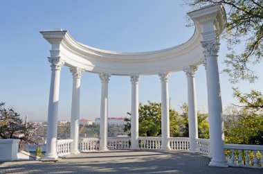 Rotunda in Sevastopol Bay clipart
