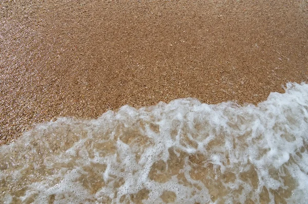 Sea wave on sand — Stock Photo, Image