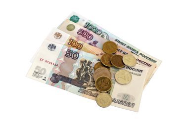 Kağıt fatura ve farklı mezheplerin metal paraları