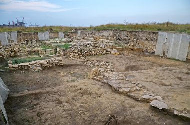 Kerç Antik şehirde kazı