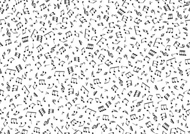 arka plan ile müzik notaları