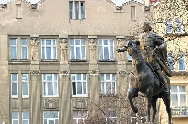 Памятник Даниле Галицкому — стоковое фото