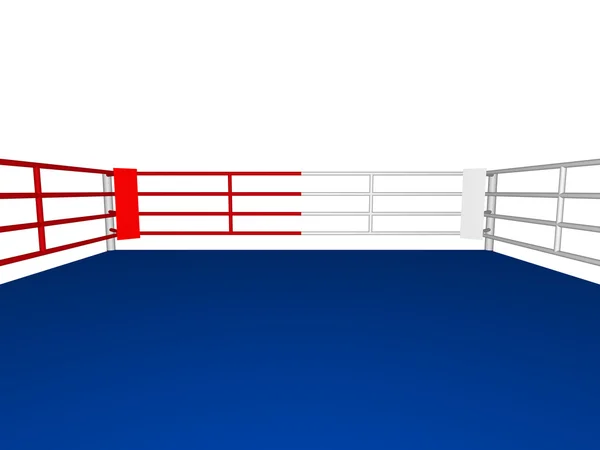 Углы боксерского ринга — стоковое фото