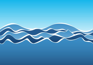 fondo transparente de ondas
