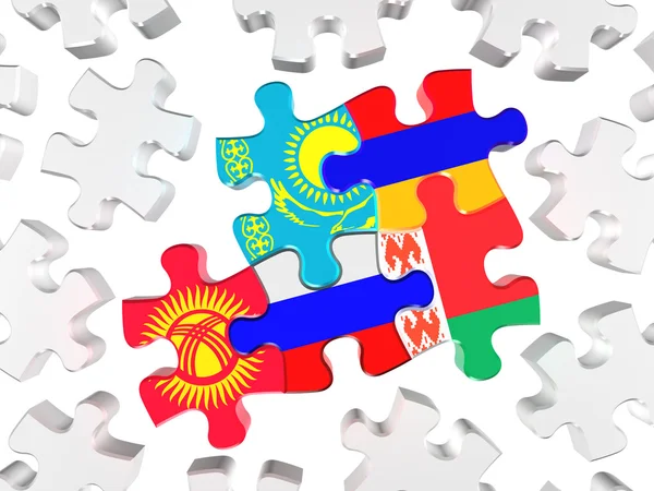 Символ Евразийского таможенного союза — стоковое фото