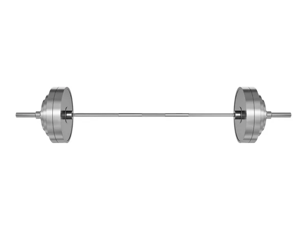 Sport metalen barbell — Stockfoto