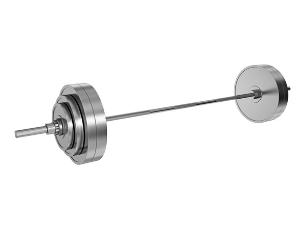 Esportes metal barbell — Fotografia de Stock