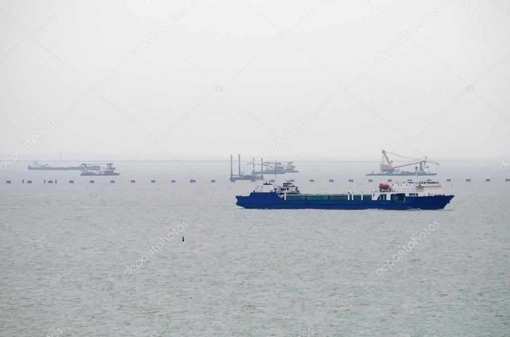 Ship in Kerch Strait