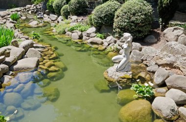 Partenit parkta vahşi gölet