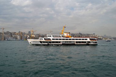 İstanbul, Türkiye yakınlarındaki yolcu gemisi