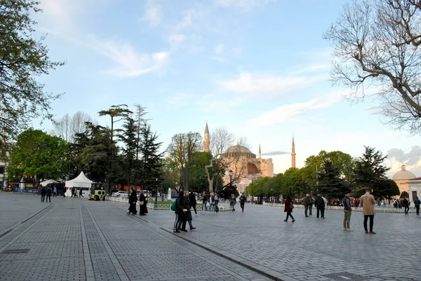 Plaza Cerca Gran Mezquita Estambul —  Fotos de Stock