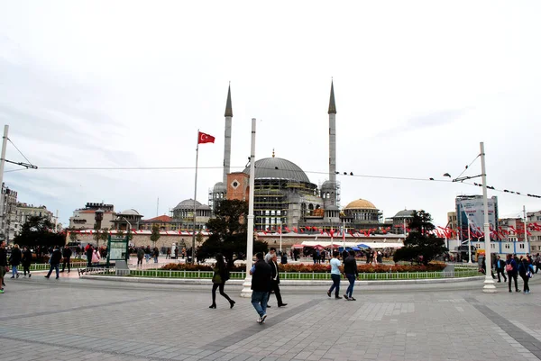 Nova Construção Grande Mesquita Istambul — Fotografia de Stock